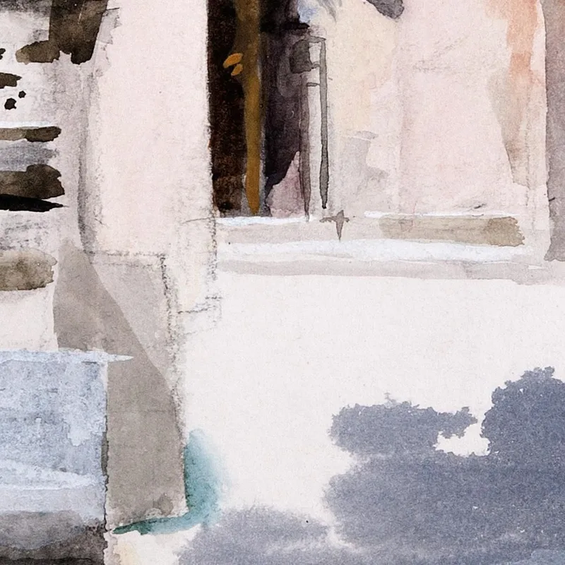 Puerta De Entrada En La Alhambra Anders Zorn