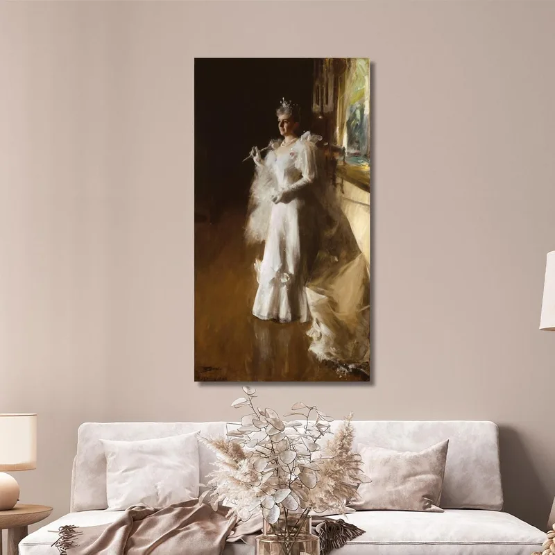 La Signora Potter Palmer Anders Zorn quadro stampa su tela