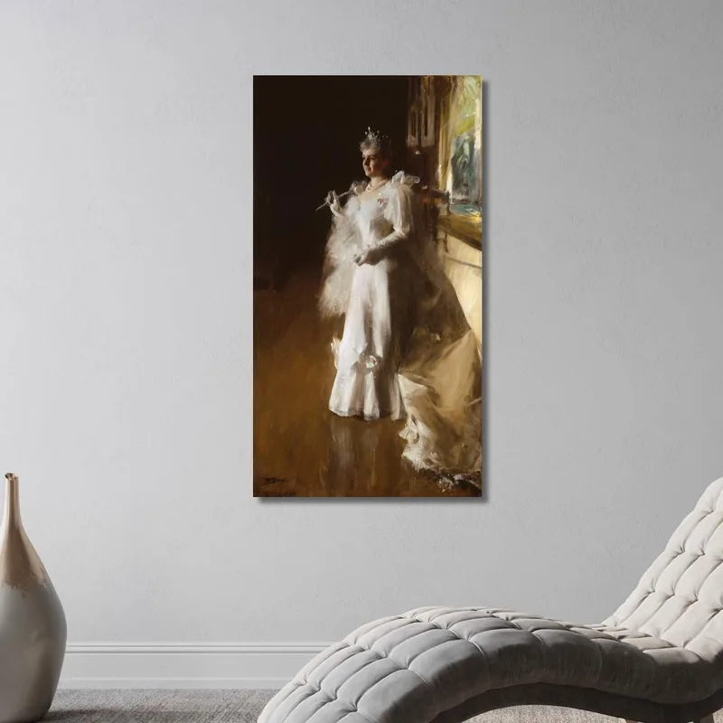 La Signora Potter Palmer Anders Zorn quadro stampa su tela