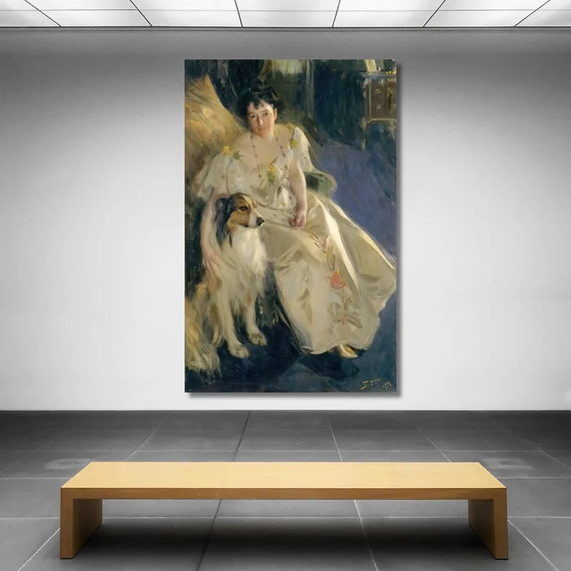 Frau Walter Rathbone Bacon Virginia Purdy Barker Anders Zorn