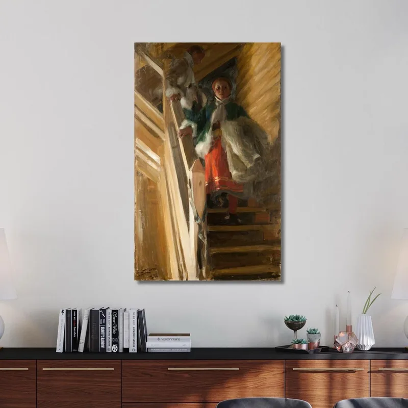 En Las Escaleras Del Ático Anders Zorn