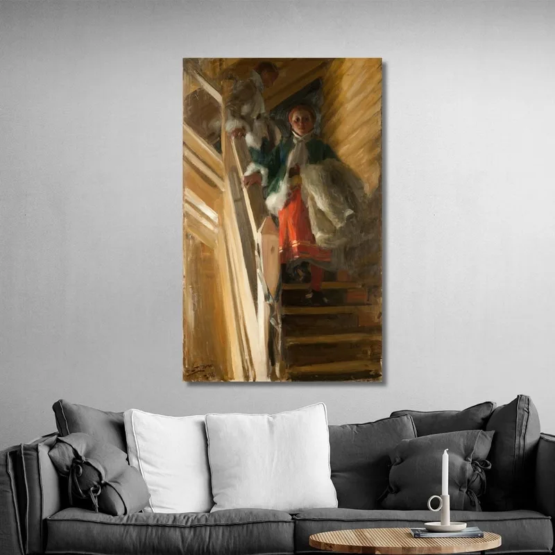 En Las Escaleras Del Ático Anders Zorn