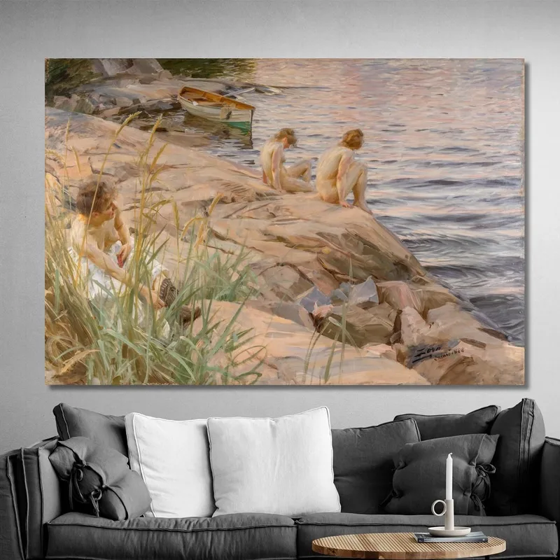 All'Aperto Anders Zorn quadro stampa su tela