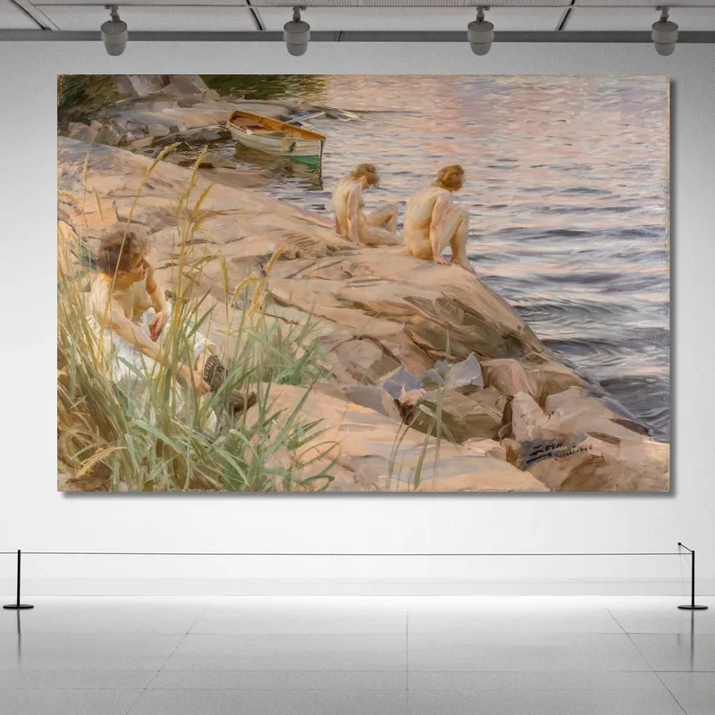 All'Aperto Anders Zorn quadro stampa su tela