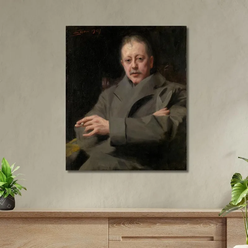 Estudio De Retrato De Un Hombre Anders Zorn