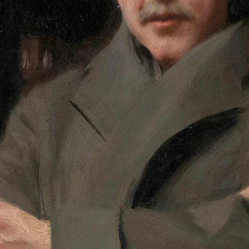 Estudio De Retrato De Un Hombre Anders Zorn
