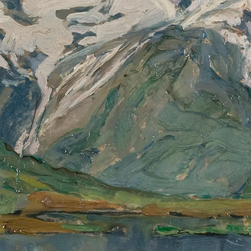 Un Lago Di Montagna. Studio Dalla Norvegia Settentrionale Anna Boberg