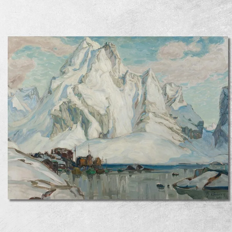 Dopo Il Massacro. Studio Dalla Norvegia Settentrionale Anna Boberg quadro stampa su tela