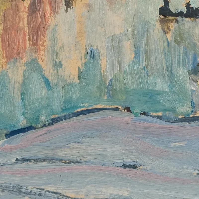 Vom Hafen Svolvær. Studie Von Den Lofoten Anna Boberg