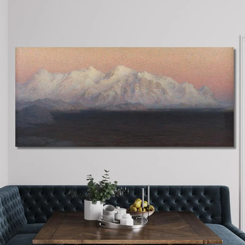 Les Montagnes. Étude Depuis Le Nord De La Norvège Anna Boberg