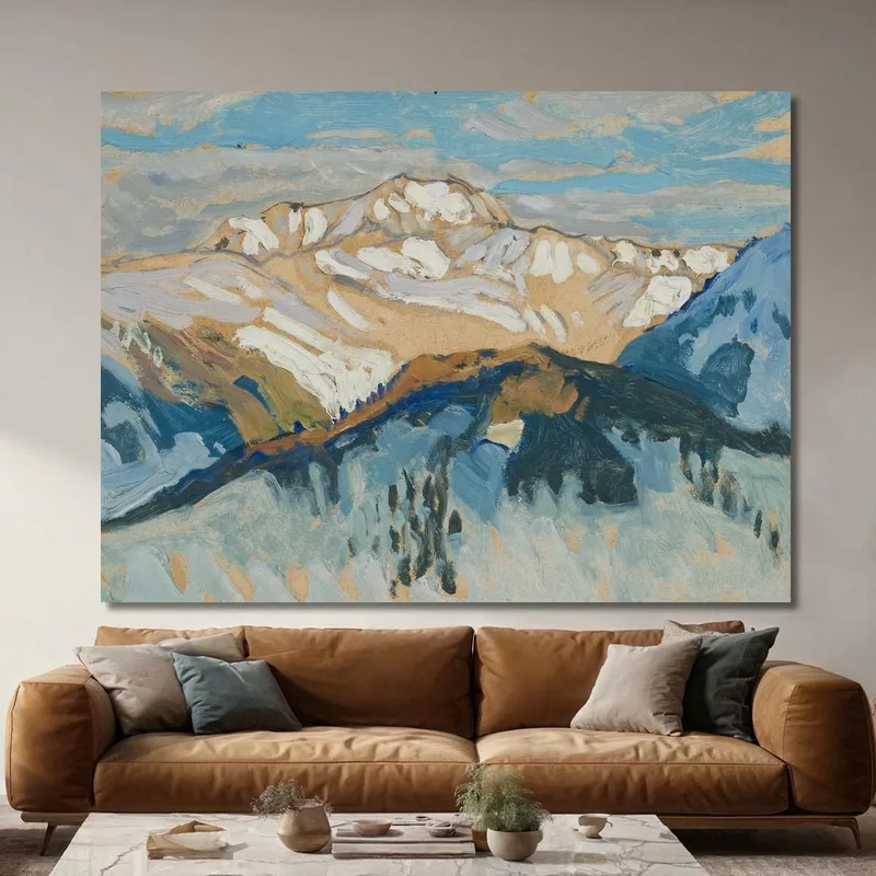 Montañas. Estudiar Desde Suiza Anna Boberg
