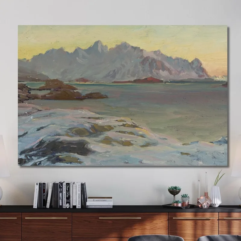 Les Montagnes. Étude Depuis Le Nord De La Norvège Anna Boberg