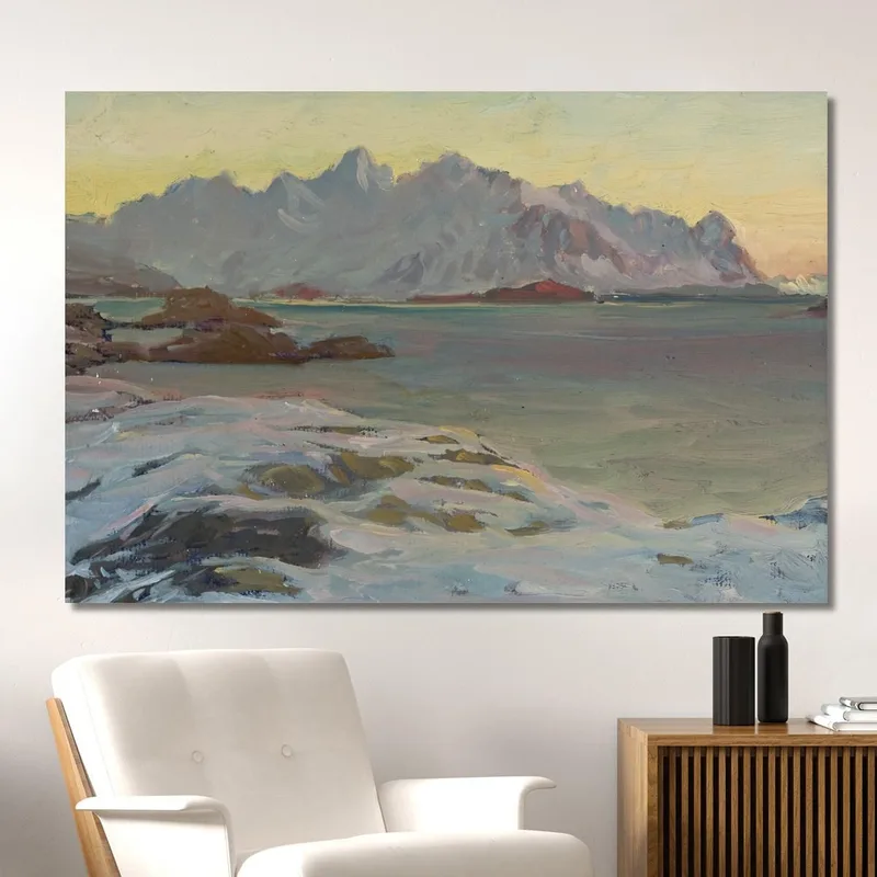 Les Montagnes. Étude Depuis Le Nord De La Norvège Anna Boberg