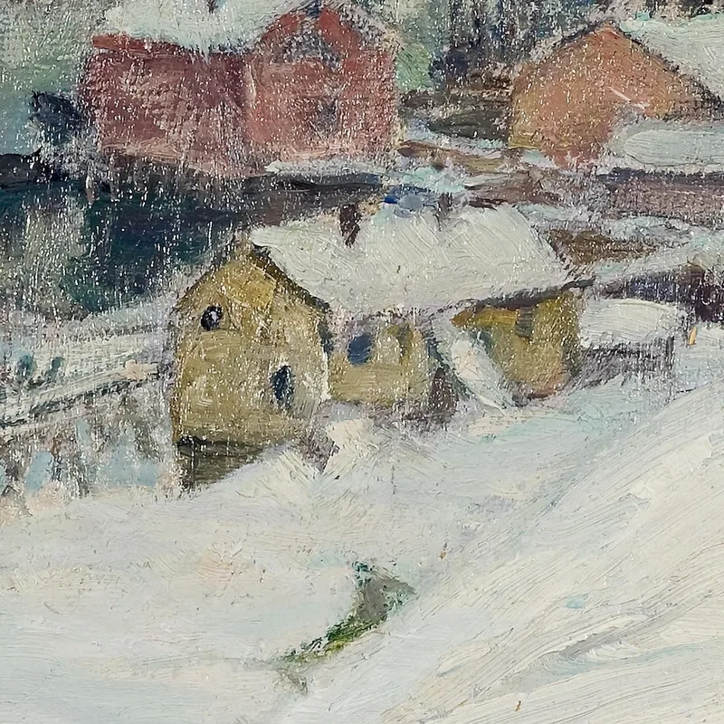 Overcast Weather. Study From North Norway Anna Boberg