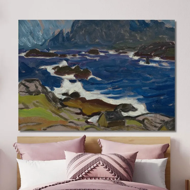 Study During A Storm. From Lofoten Anna Boberg