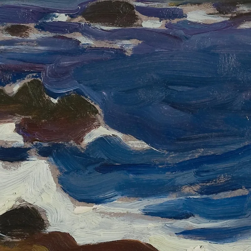 Study During A Storm. From Lofoten Anna Boberg
