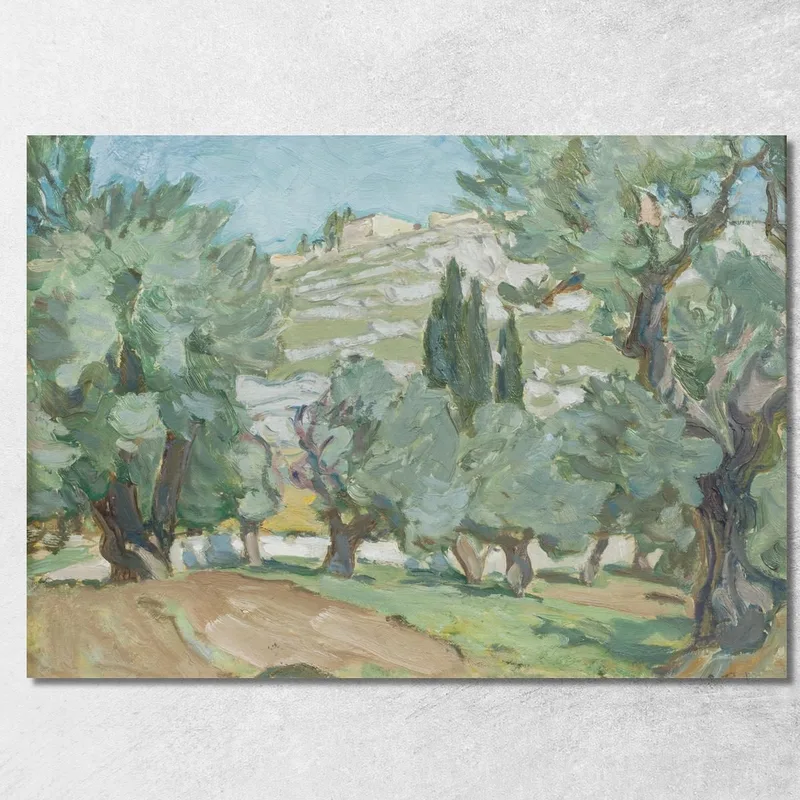 Étude Depuis Jérusalem Anna Boberg tableau impression sur toile