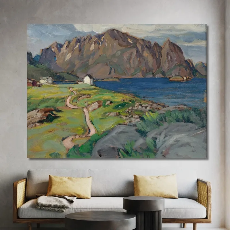 Magasin D'Été Molla. Étude Des Lofoten Anna Boberg