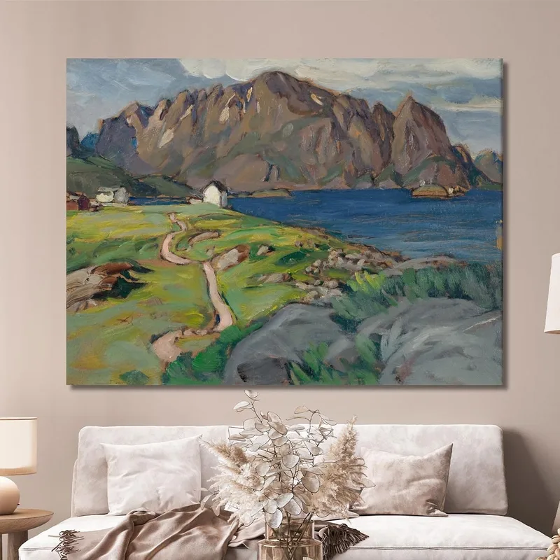 Magasin D'Été Molla. Étude Des Lofoten Anna Boberg