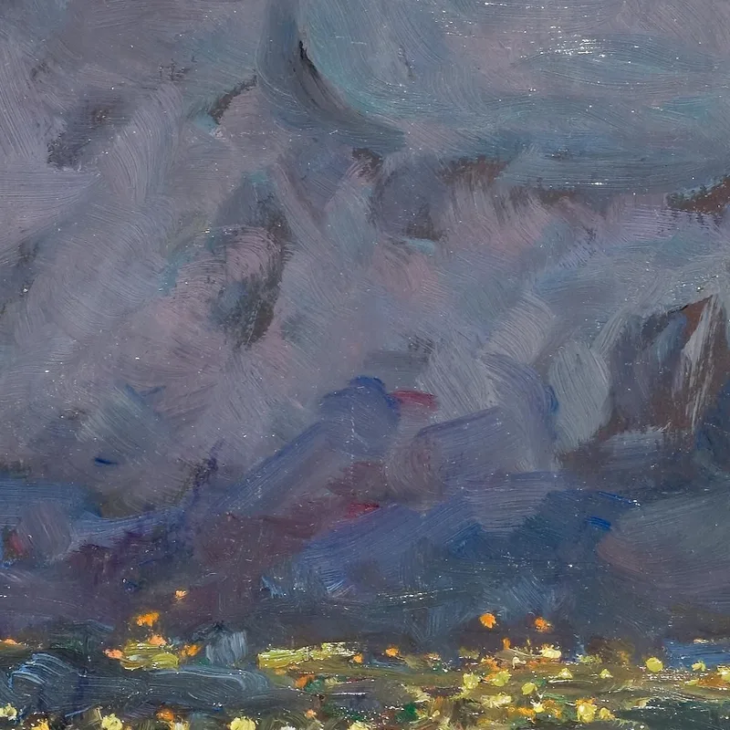 Le Port De Svolvaer Au Plus Fort De La Saison De Pêche. Étude Des Îles Lofoten Anna Boberg