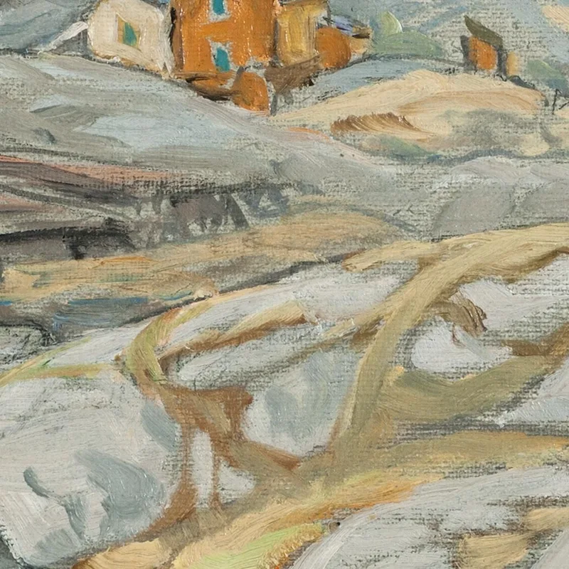 El Pueblo Al Pie De La Montaña. Estudiar Desde Lofoten Anna Boberg