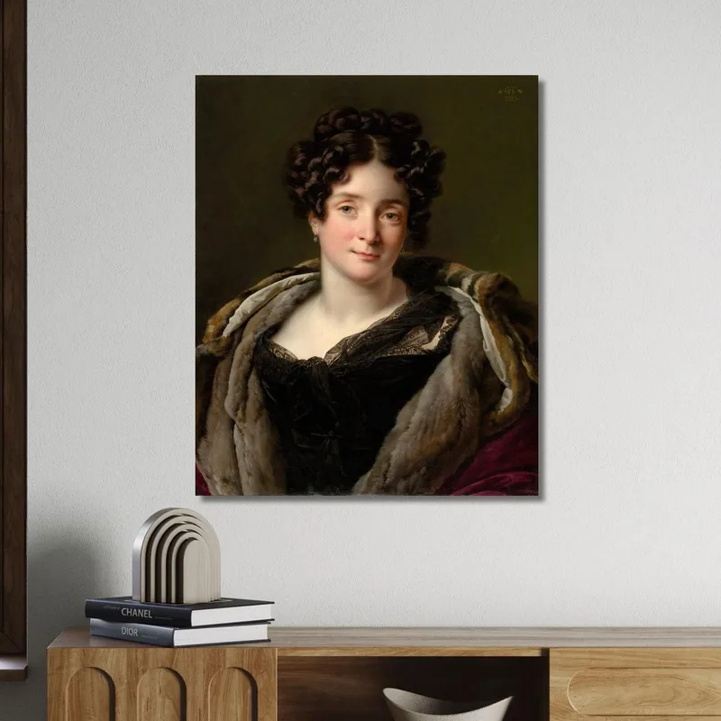 Madame Jacques-Louis-Étienne Reizet, Colette-Désirée-Thérèse Godefroy (1782–1850) Anne Louis Girodet-Trioson