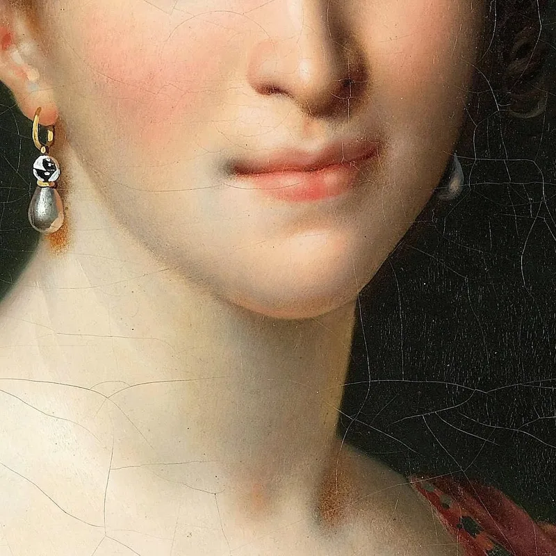 Portrait Of Hortense De Beauharnais Queen Of Holland Anne Louis Girodet-Trioson
