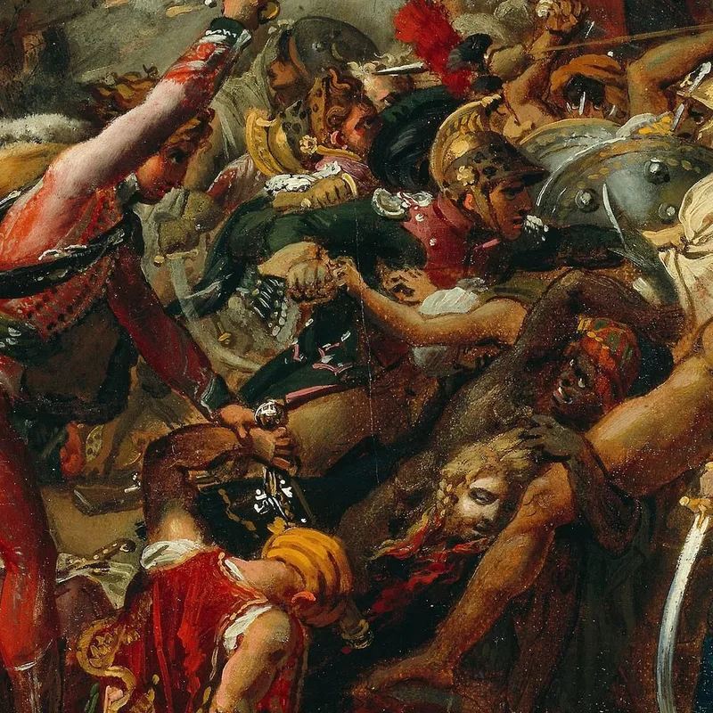 Sketch For The Revolt Of Cairo Anne Louis Girodet-Trioson