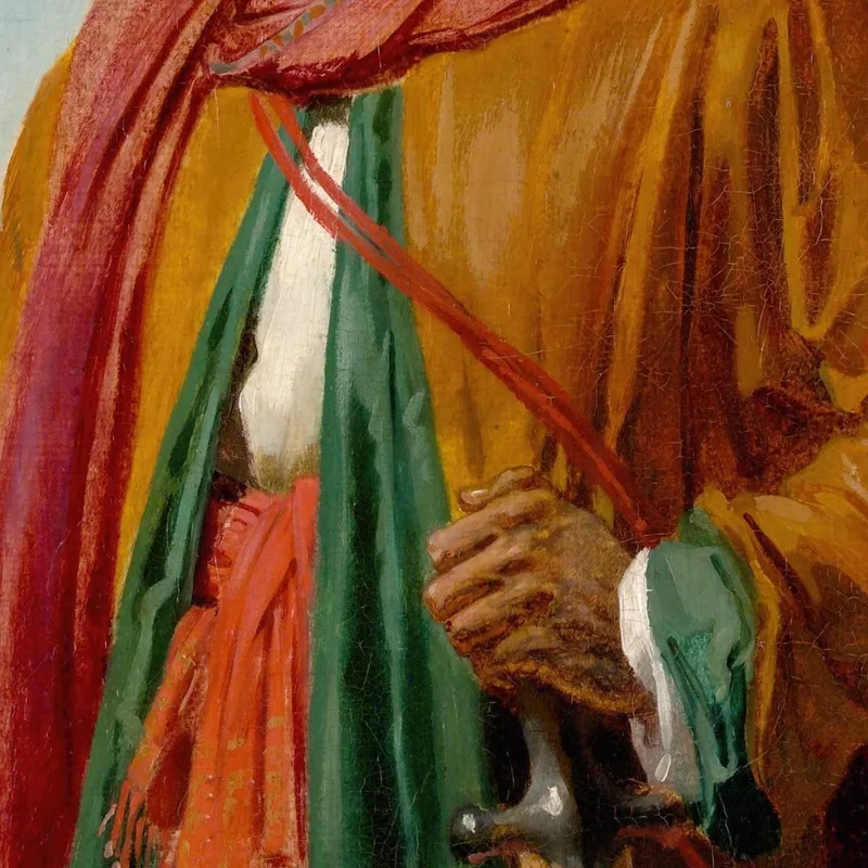 Study For 'Portrait Of An Indian' Anne Louis Girodet-Trioson