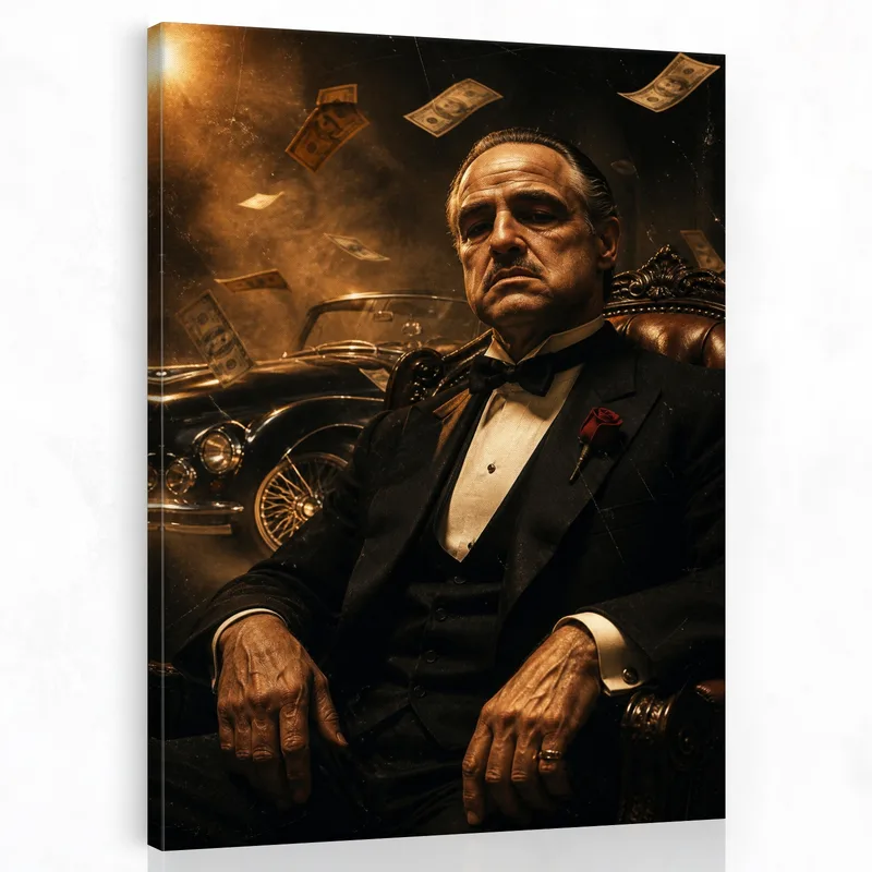 Vintage Gangster-Porträt modernes wandbild