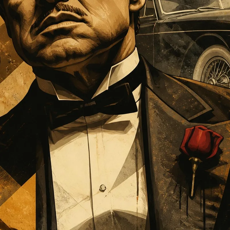 Icono de El Padrino cuadro en lienzo