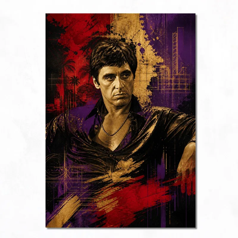 Scarface Portrait modern canvas