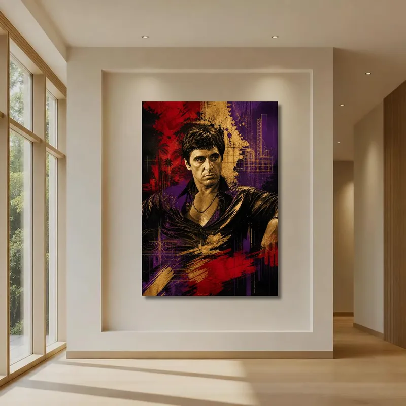 Scarface Portrait modern canvas