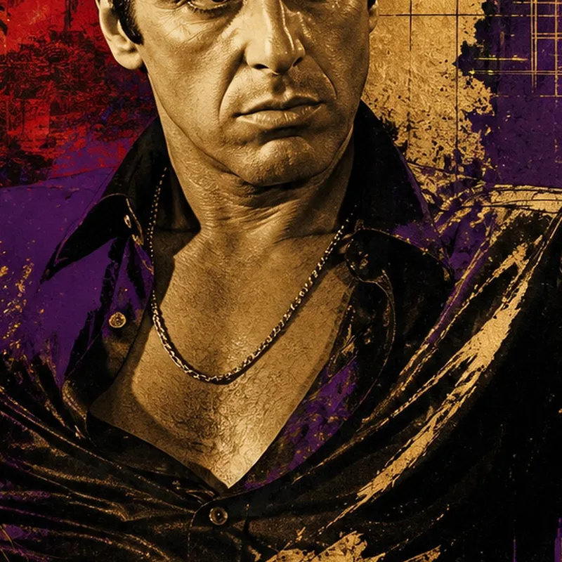 Scarface Portrait modern canvas