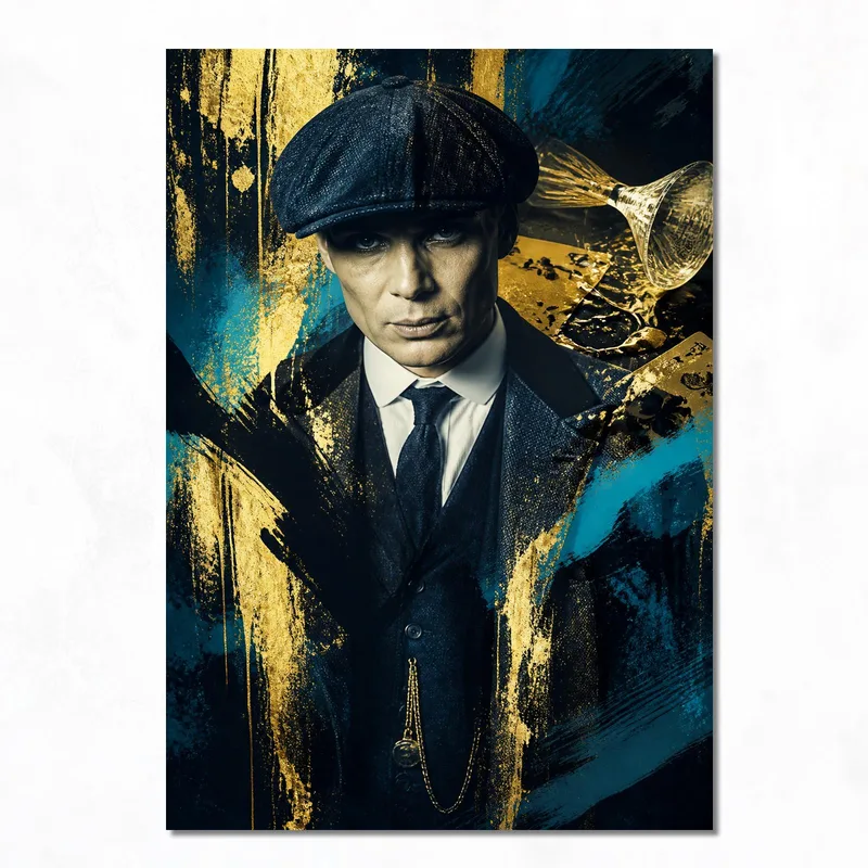 Portrait d'Homme Élegant tableau sur toile