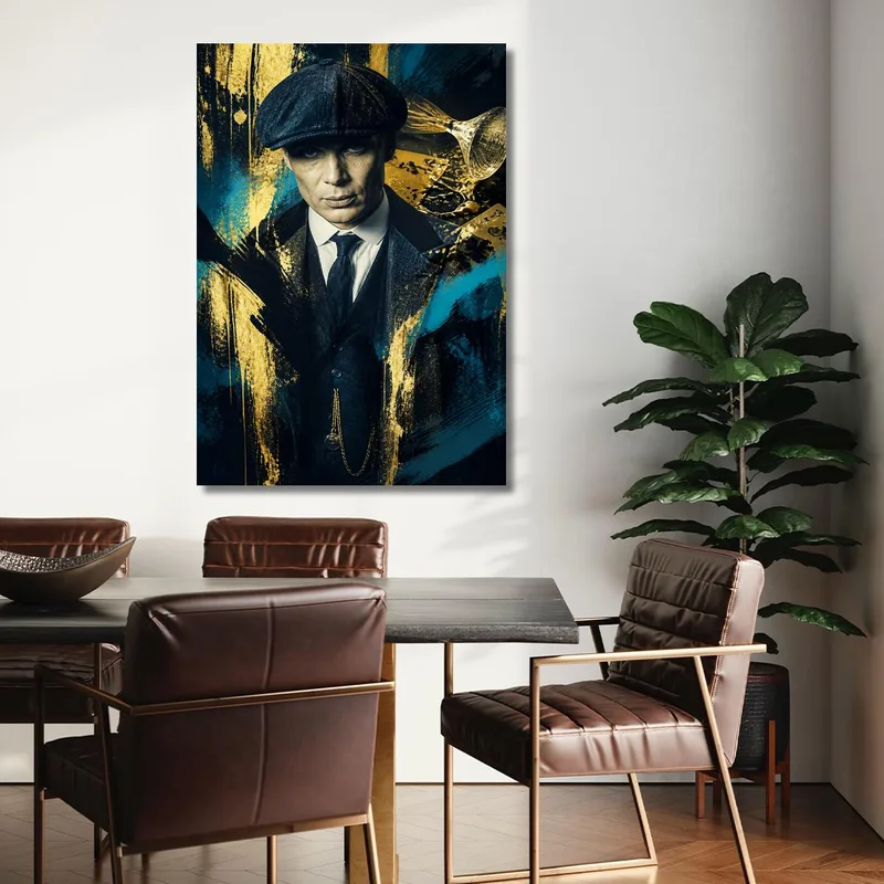 Portrait d'Homme Élegant tableau sur toile