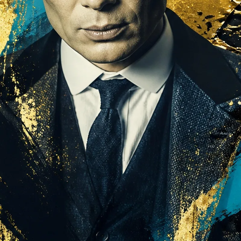 Portrait d'Homme Élegant tableau sur toile