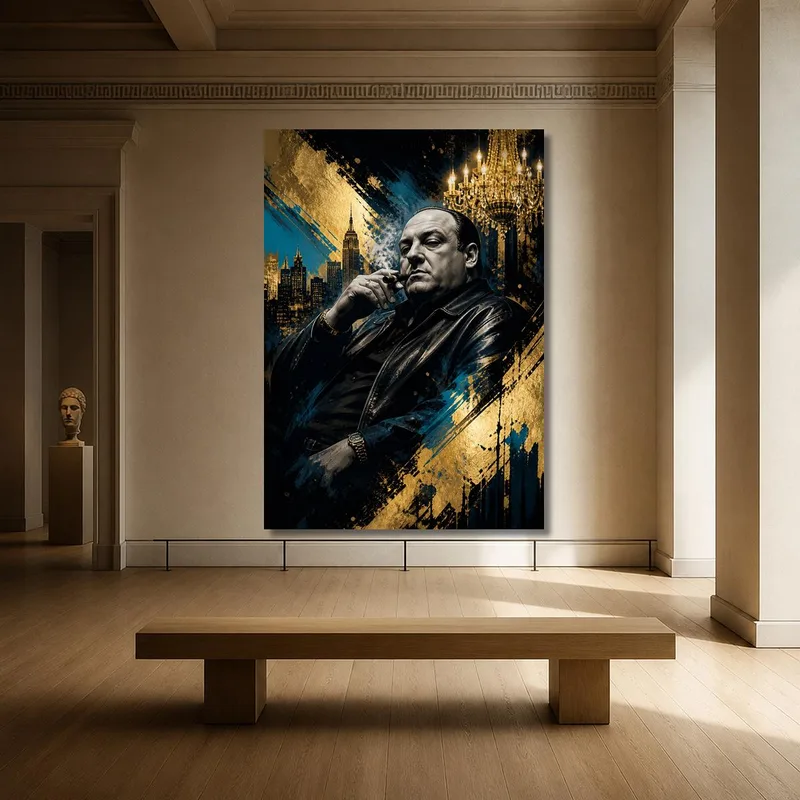 Leinwanddruck urbane noir-eleganz