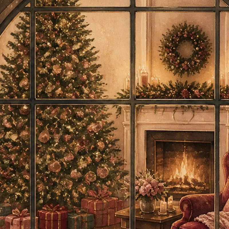 Christmas Tree View modern canvas