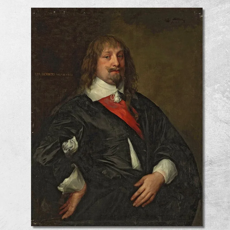 Un Ritratto Di Sir Robert Howard Anthony van Dyck quadro stampa su tela