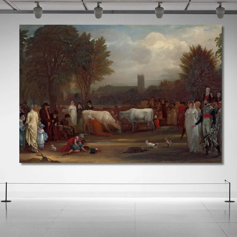 Lecheras En St. James S Park Más Allá De La Abadía De Westminster Anthony van Dyck