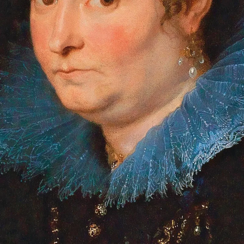Retrato De Una Dama De Medio Cuerpo Que Se Dice Que Es Una Mujer Noble Genovesa Anthony van Dyck