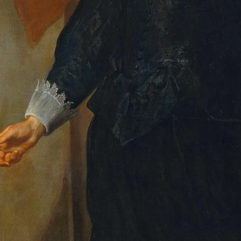 Retrato De Un Noble Posiblemente Adriaan Van Der Borcht Anthony van Dyck