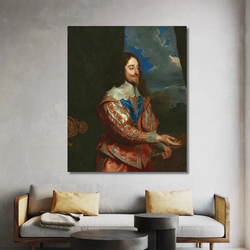 Porträt Von Karl I. Anthony van Dyck