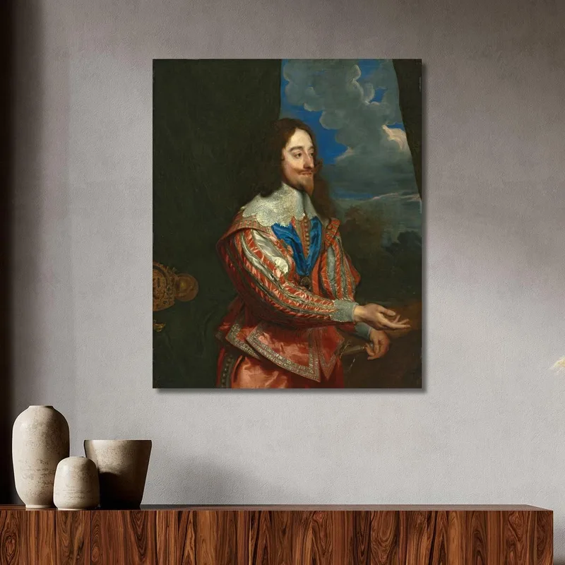 Porträt Von Karl I. Anthony van Dyck