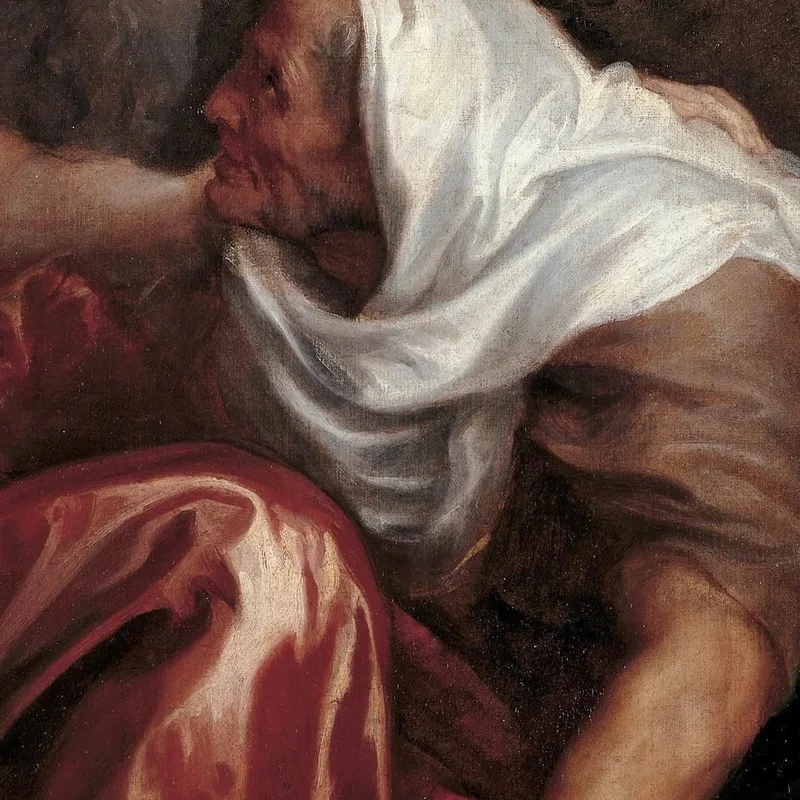Vertumno E Pomona Anthony van Dyck quadro stampa su tela