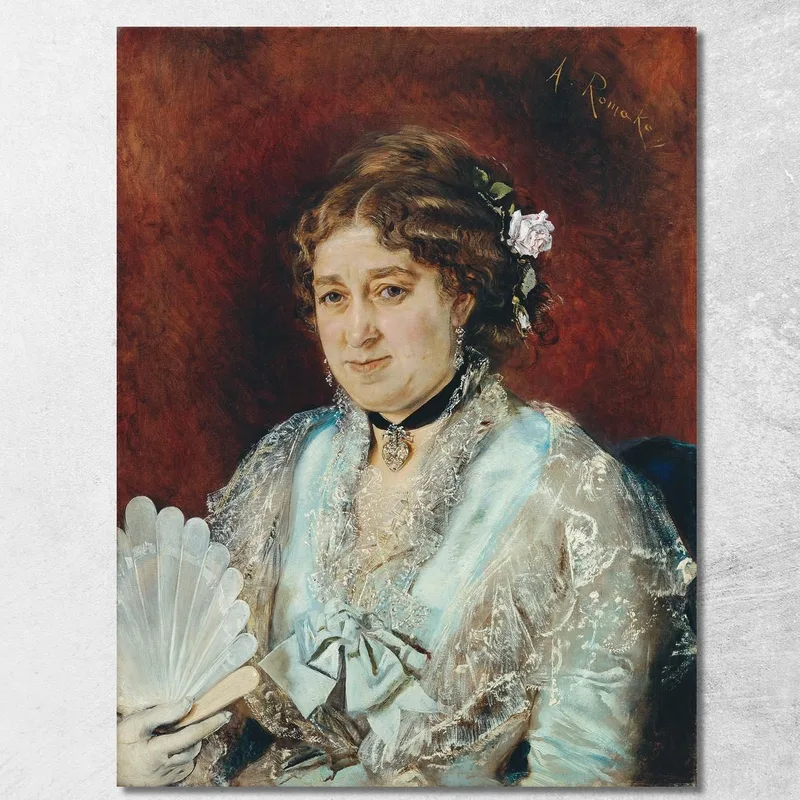 Babette Tapeziererin Anton Romako drucken auf leinwand