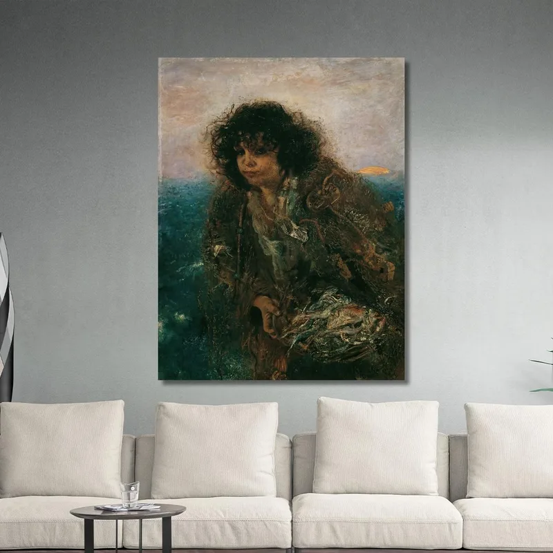 Italian Fisher Child Anton Romako