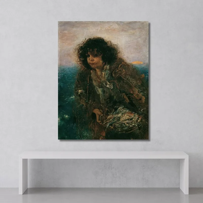 Italian Fisher Child Anton Romako