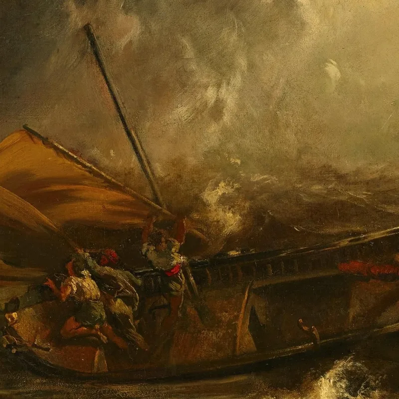 Tormenta En El Mar Anton Romako